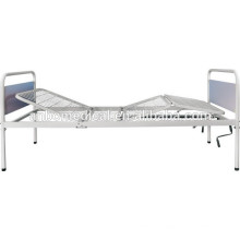 Doble manivelas plegables con acero weldmesh cama cama de hospital bordo